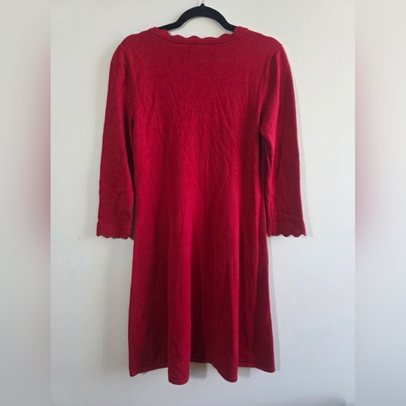 Vince Camuto - Red Long Sleeve Dress - Size Medium - Picture 3 of 5